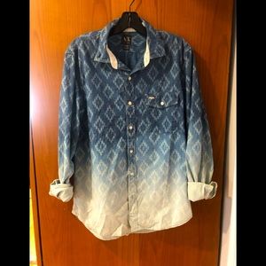 Armani Exchange Ombré Buttondown L
